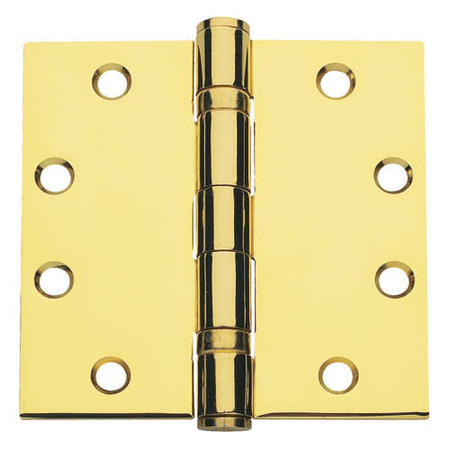 GLOBAL DOOR CONTROLS 4.5 in W x 4.5 in H Brass CP4545BBNRPUS3-3